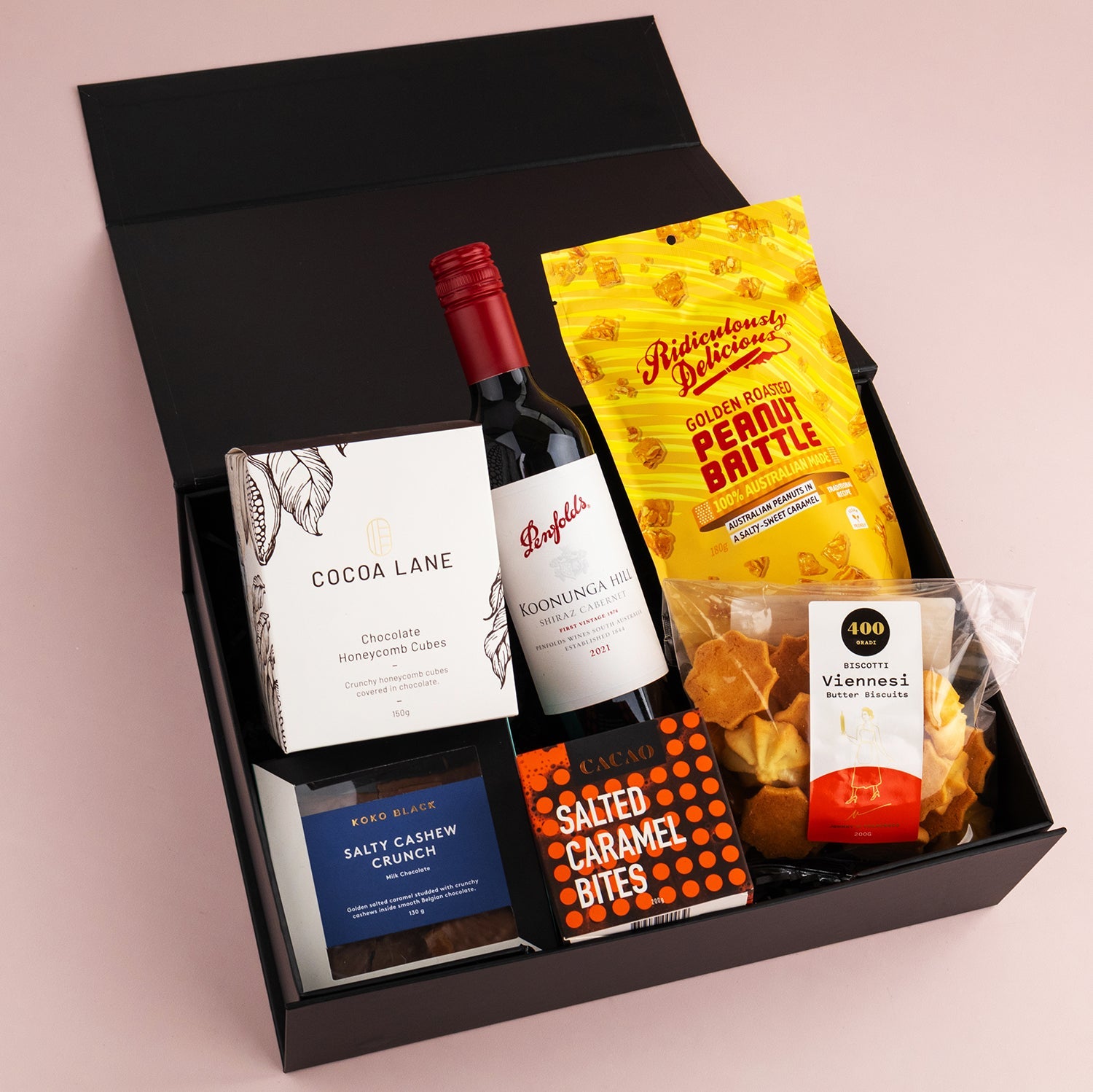 Red Wine & Sweet Bites Hamper