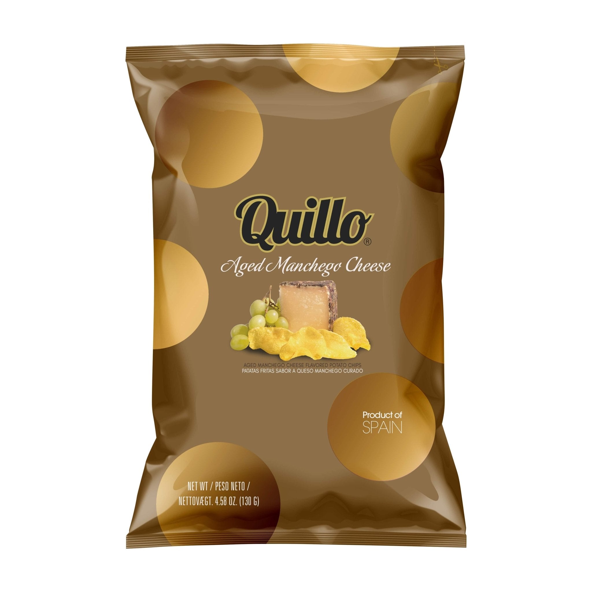 Aged Manchego Cheese Chips 130g - Quillo