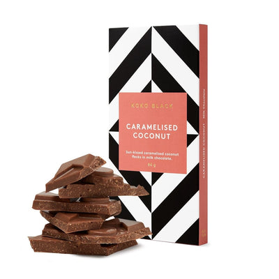 Koko Black Caramelised Coconut Milk Chocolate Block | 80g