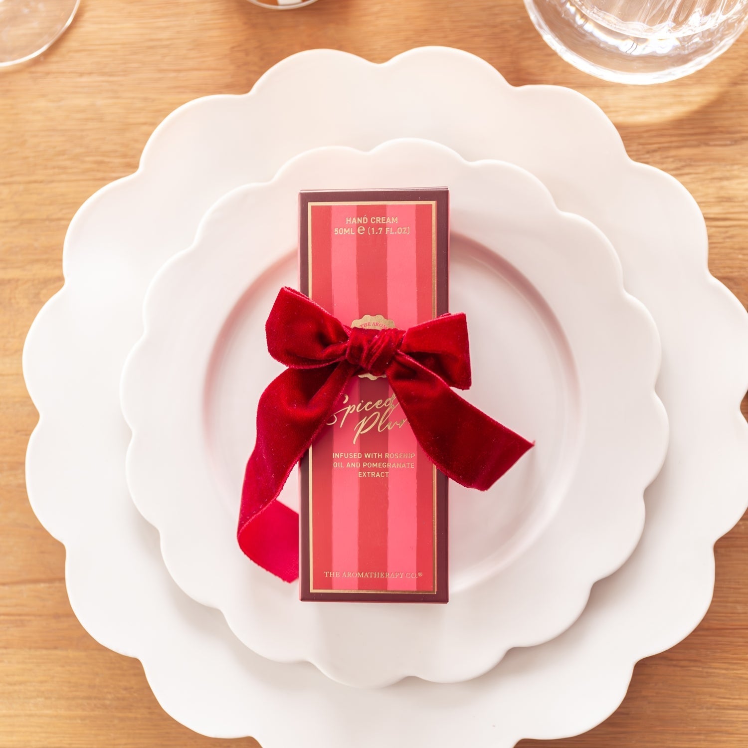 Festive Hand Cream 50ml Spiced Plum - The Aromatherapy Company