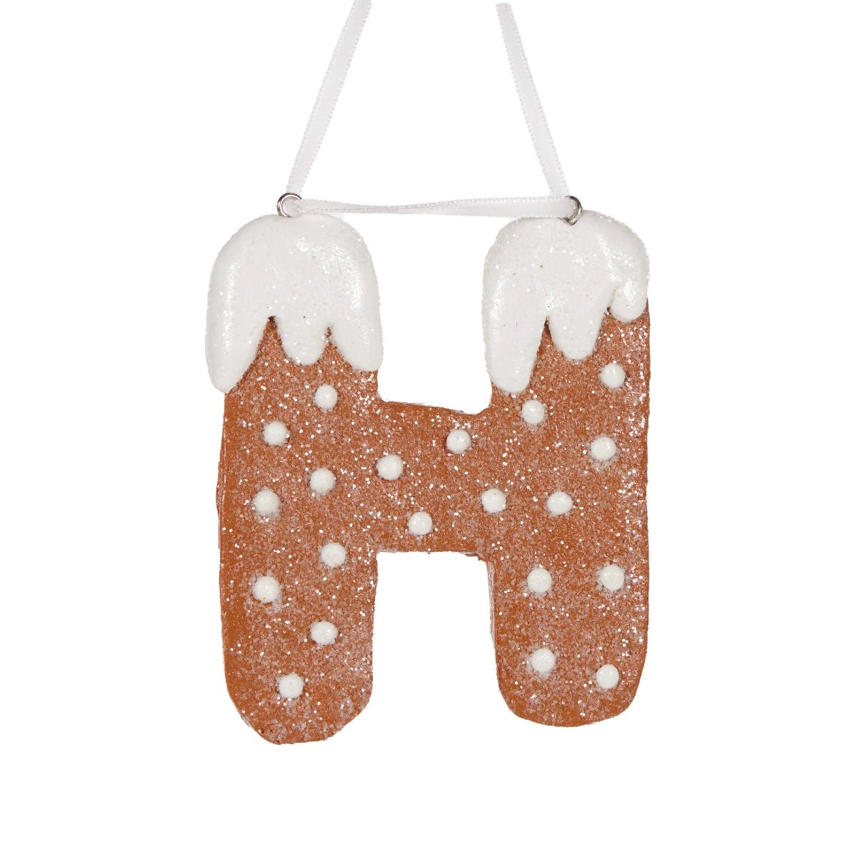 Holly & Ivy Gingerbread Alphabet Letter H