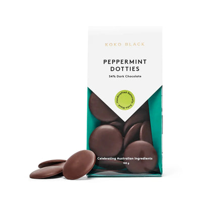 Peppermint Dotties Dark - Koko Black