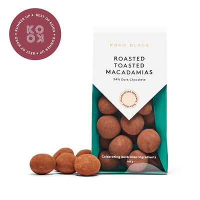 Koko Black Roasted Toasted Macadamia Dark Chocolate | 100g