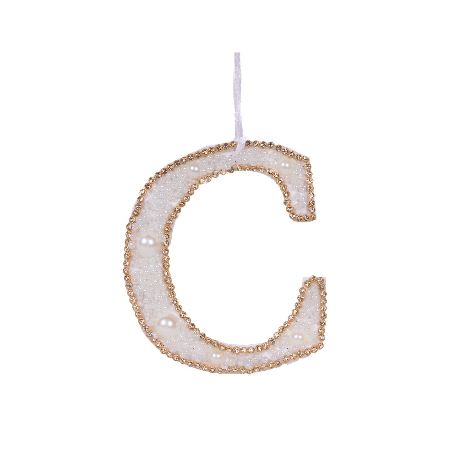 Holly & Ivy Sparkling Letter C