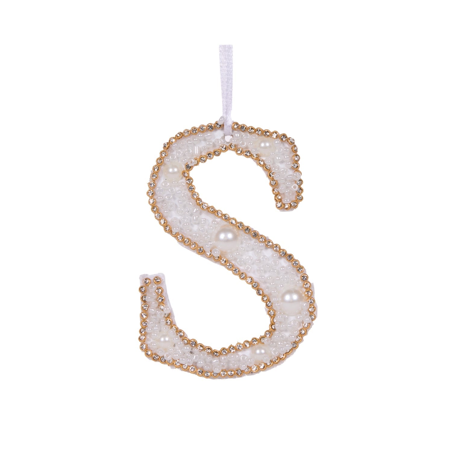 Holly & Ivy Sparkling Letter S