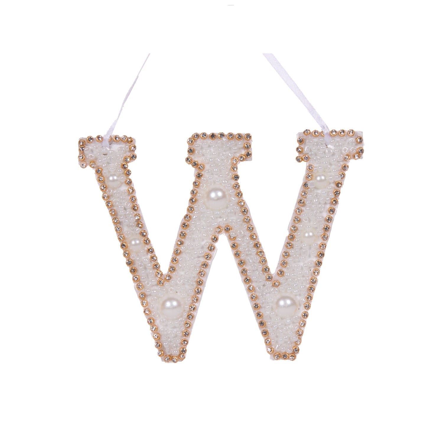 Holly & Ivy Sparkling Letter W