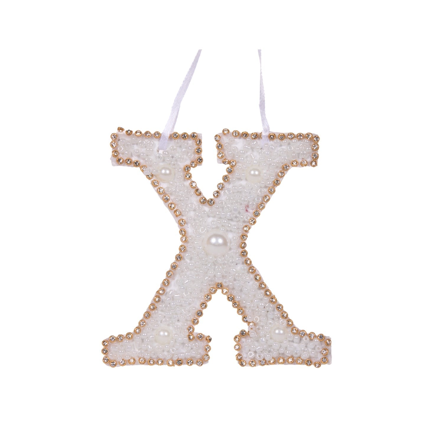 Holly & Ivy Sparkling Letter X