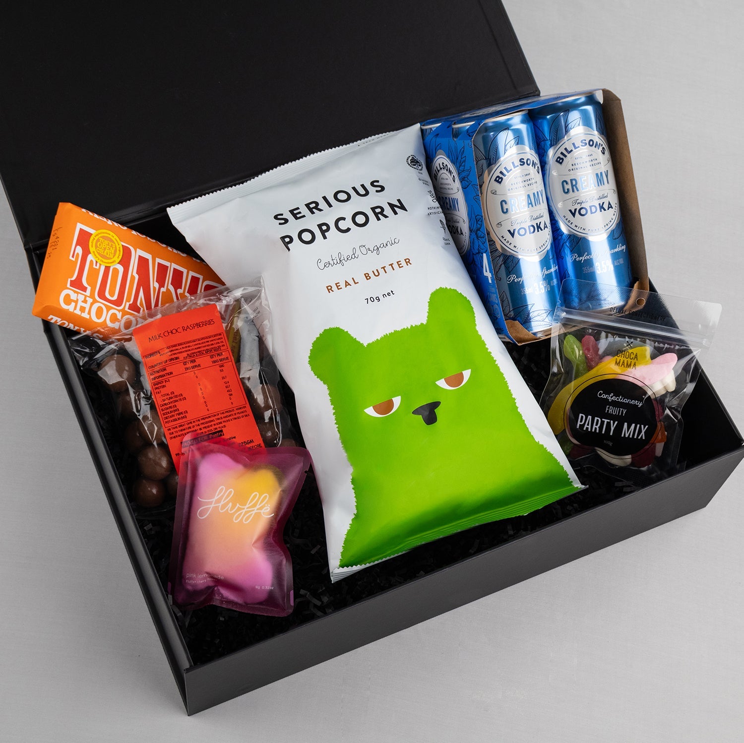 Billson's Vodka and Sweets Night in Hamper