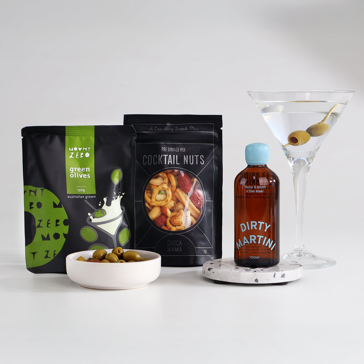 GiftSec Dirty Martini Nightcap Hamper