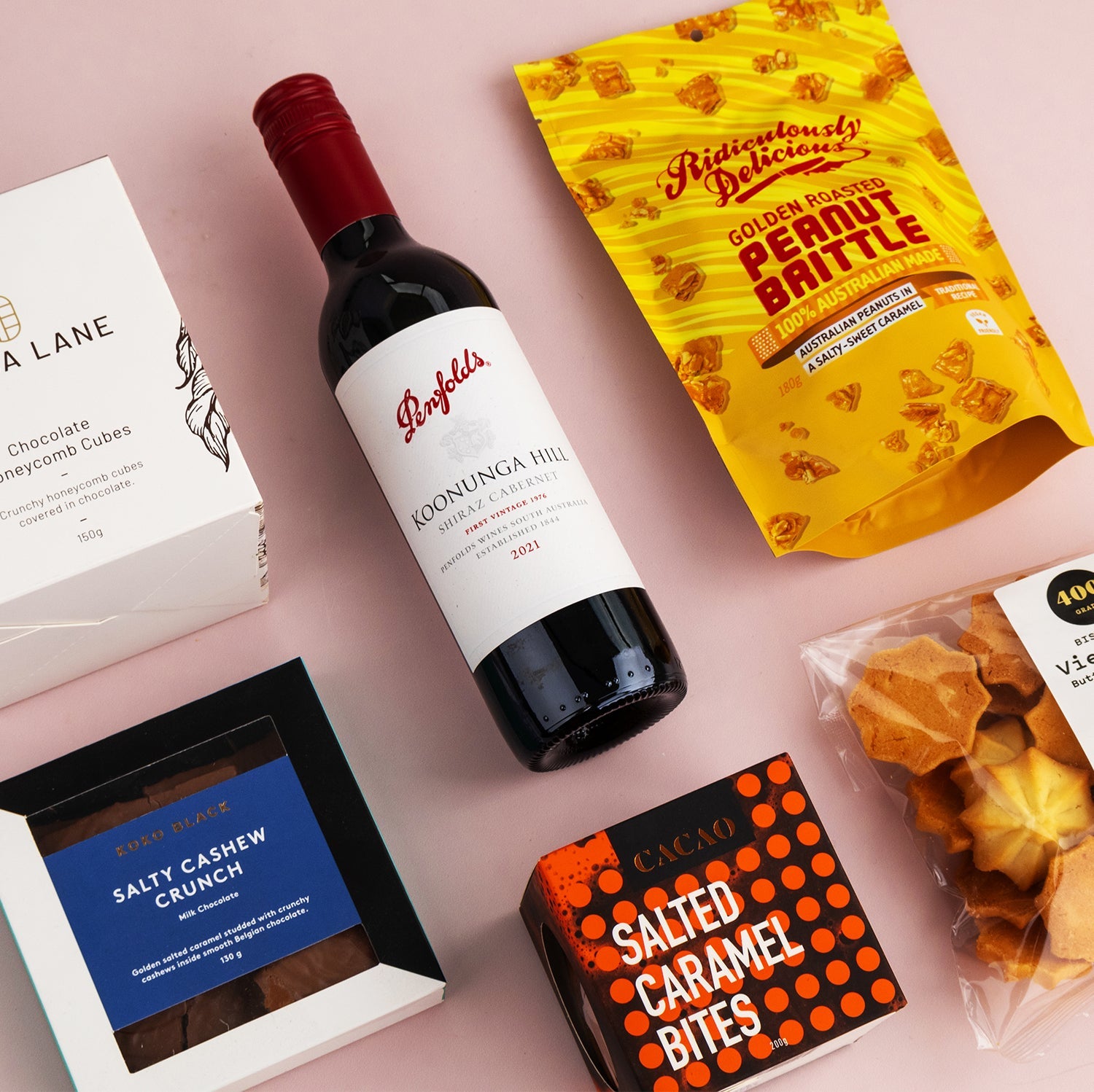 Red Wine & Sweet Bites Hamper