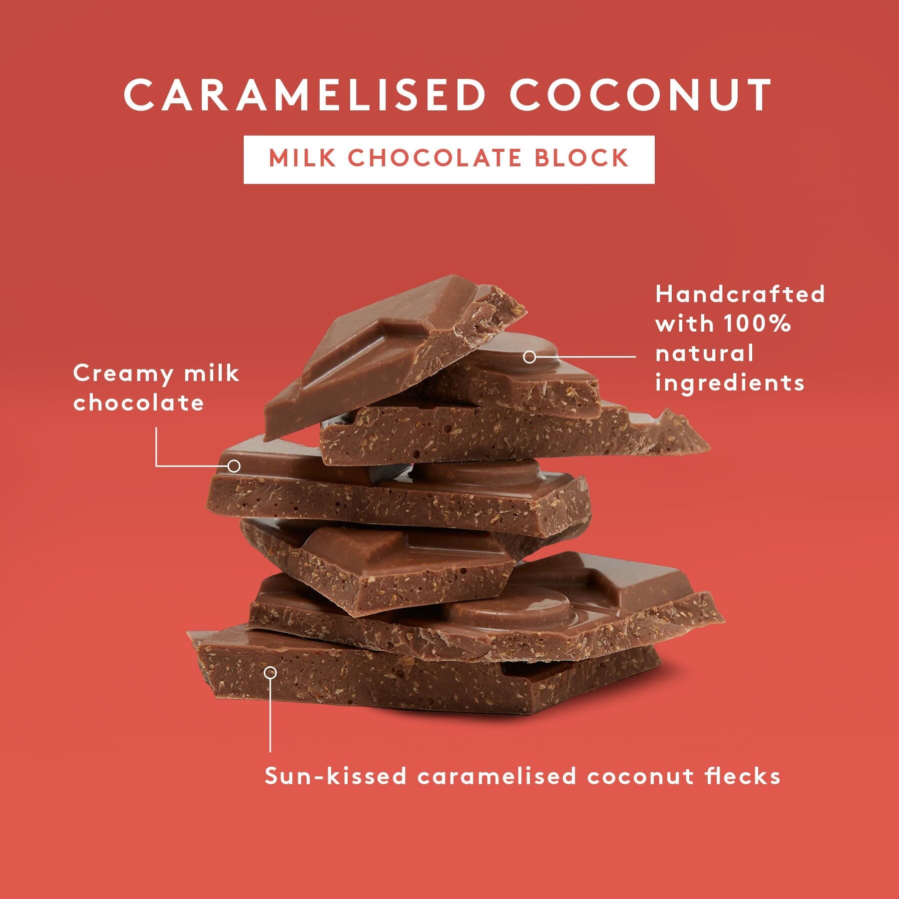 Koko Black Caramelised Coconut Milk Chocolate Block | 80g
