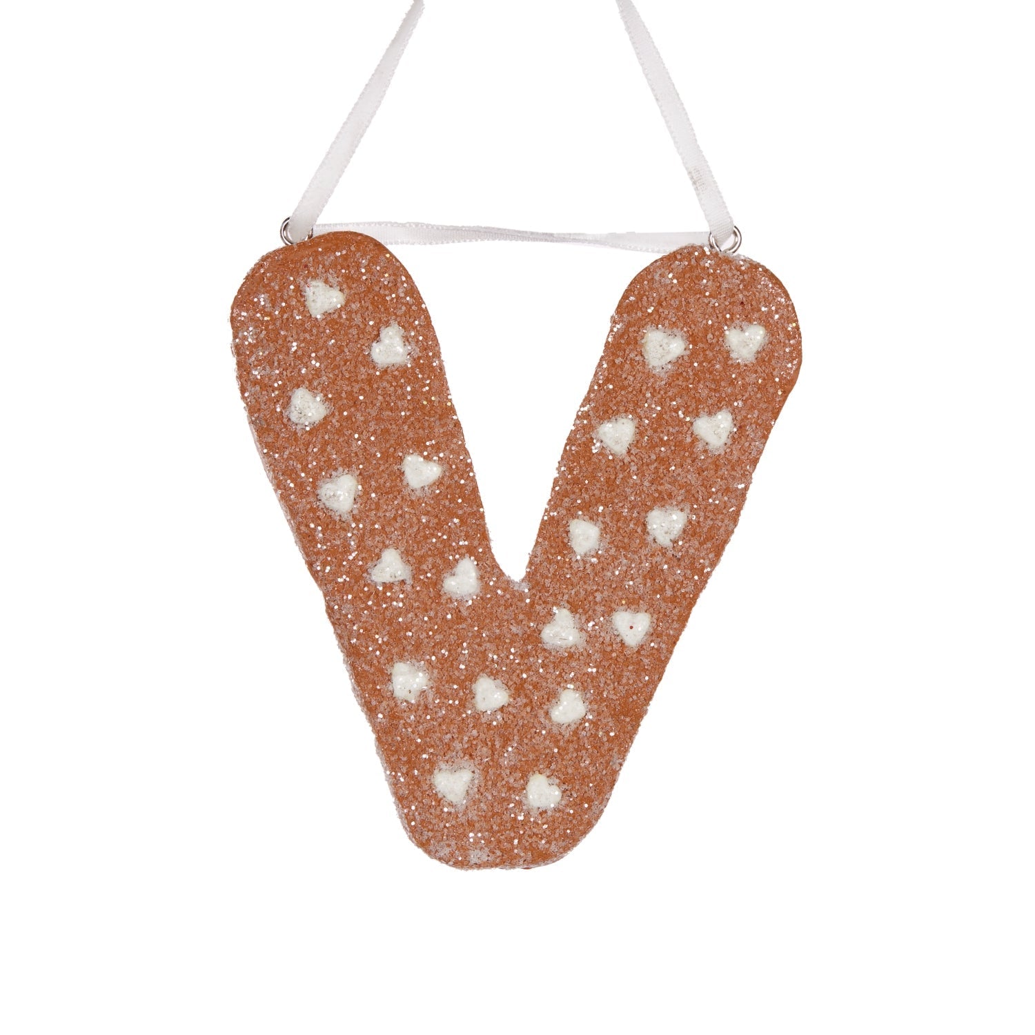 Holly & Ivy Gingerbread Alphabet Letter V