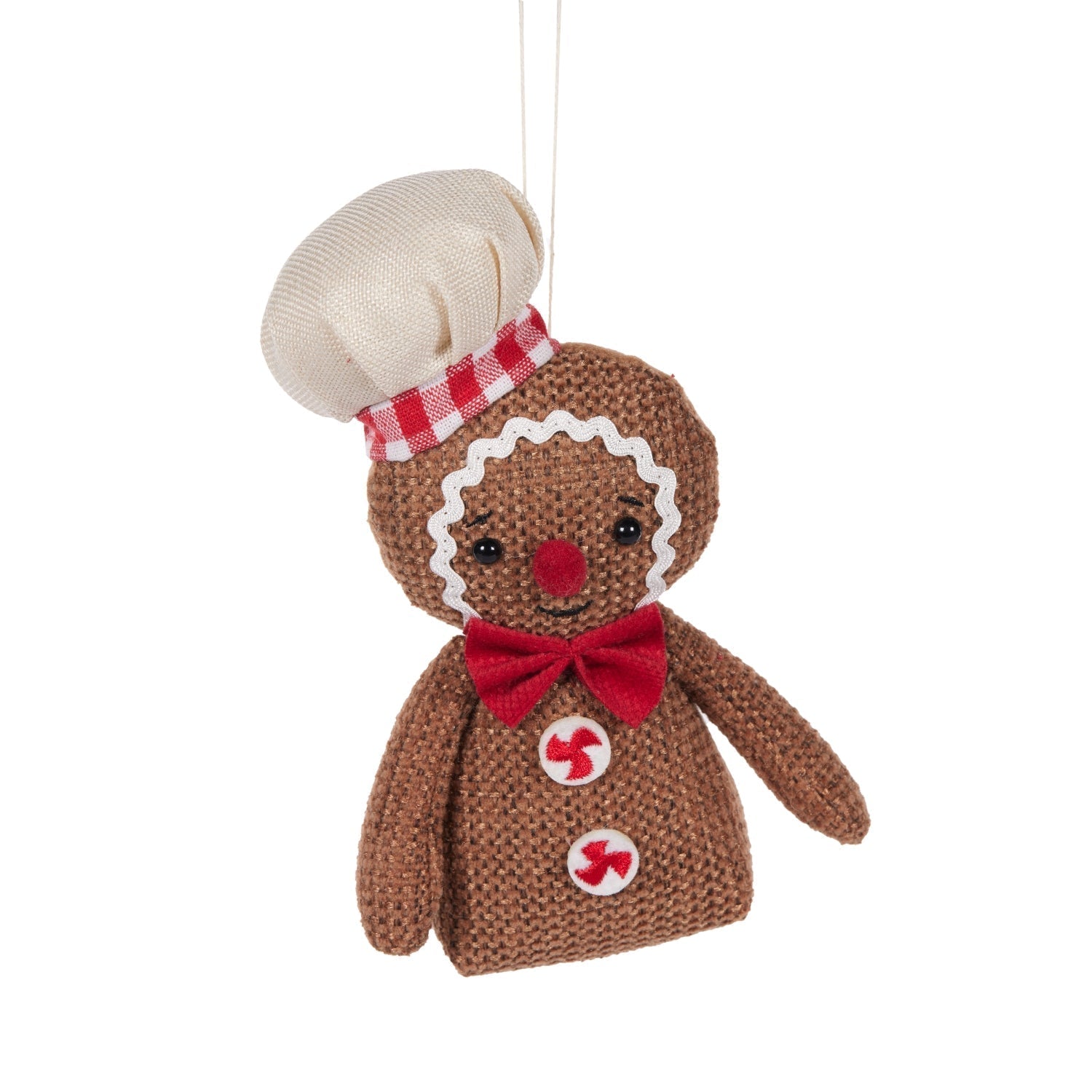 Holly & Ivy Hanging Baking Ginger Boy Ornament