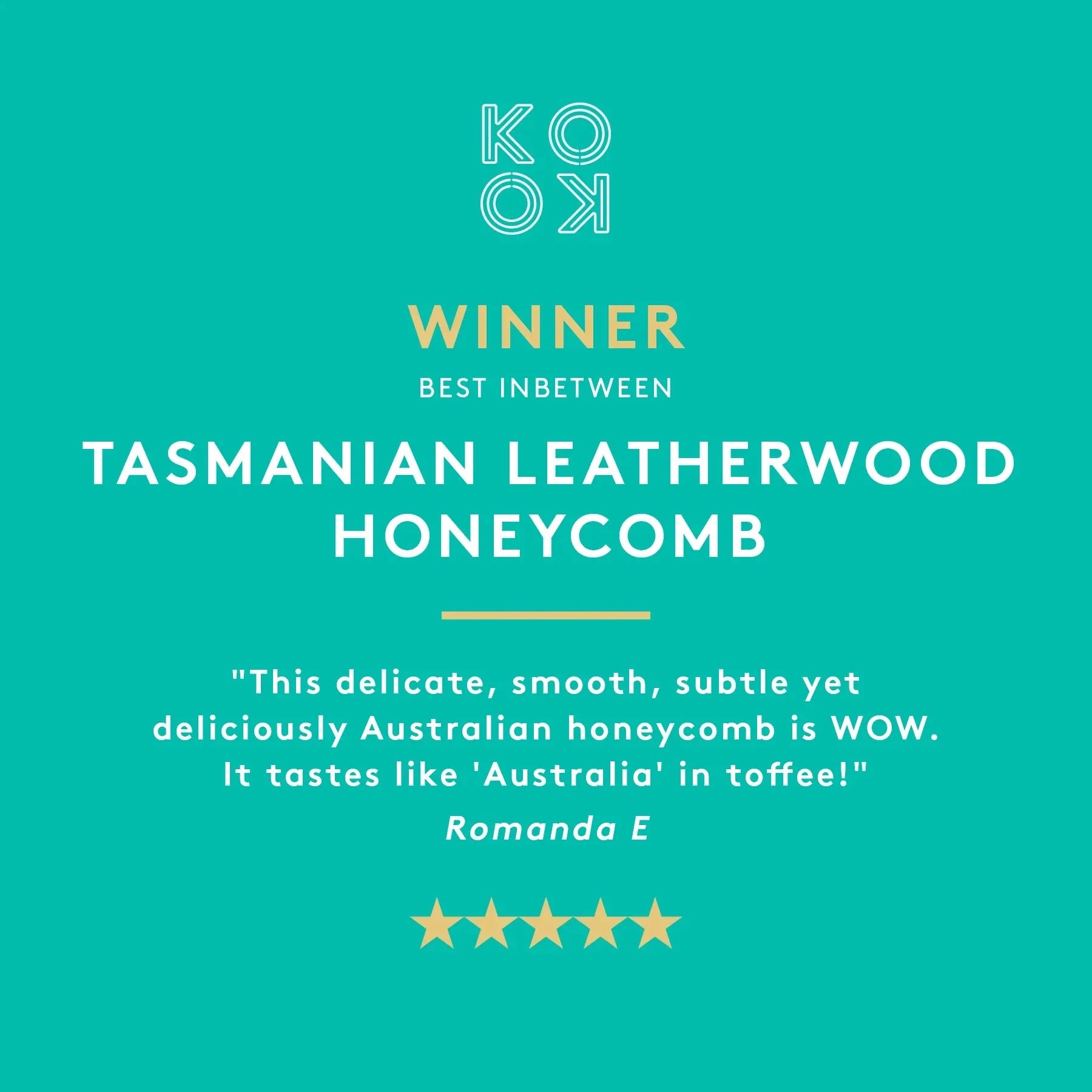 Leatherwood Honeycomb Milk - Koko Black