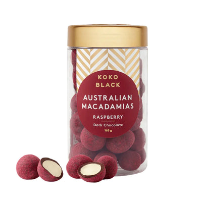 Koko Black Raspberry Macadamia Dark Chocolate | 165g