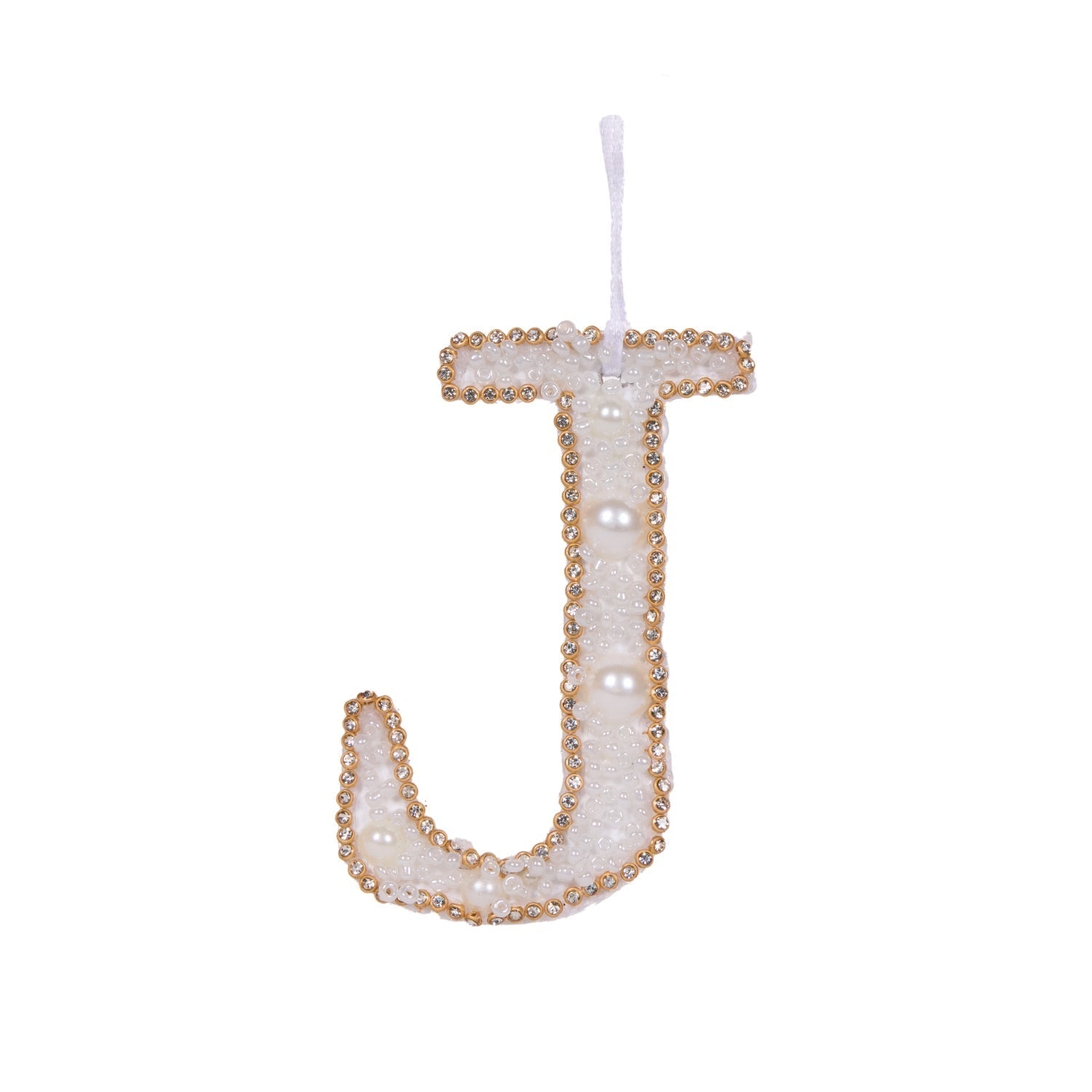 Holly & Ivy Sparkling Letter J