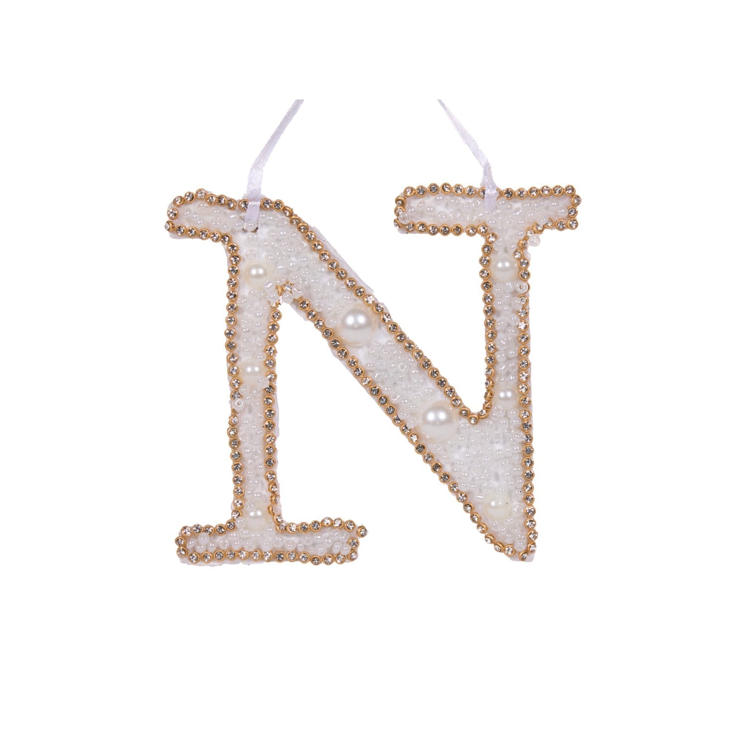 Holly & Ivy Sparkling Letter N
